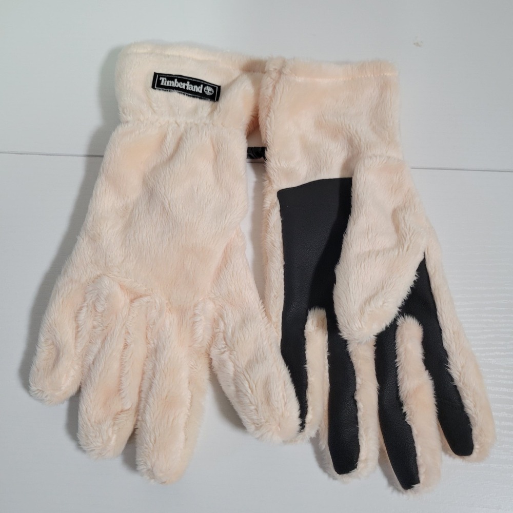 Timberland Touchscreen Women's Gloves Size L/XL NEW NWT Ivory 1863